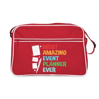 Organisateur d’événements - Sac Retro - rouge/blanc - Devant