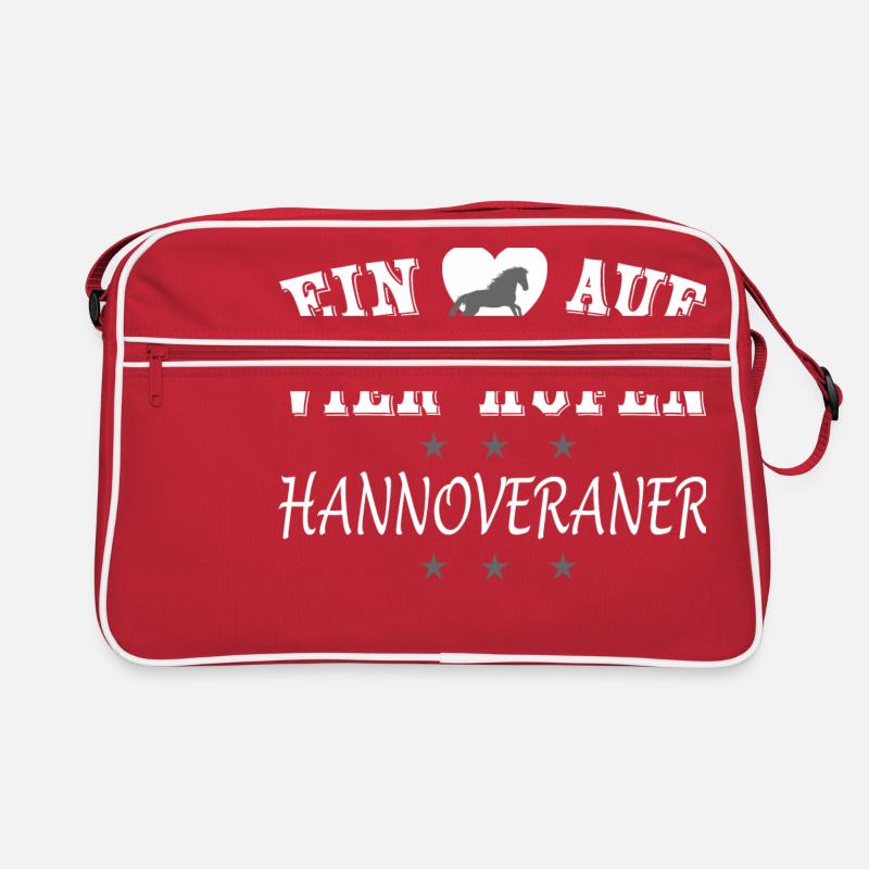 Hannoveraner - Retro Tasche - Rot/Weiß