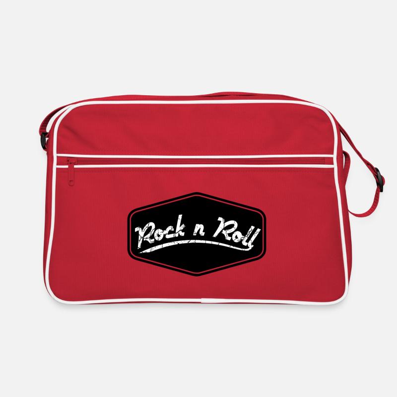 Rock n Roll Schild Shape Retro Tasche