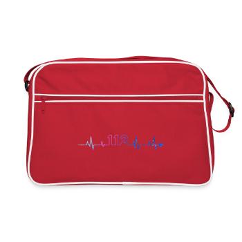 112 - Sac Retro - rouge/blanc - Devant