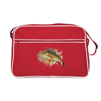 Perch - Sac Retro - rouge/blanc - Devant
