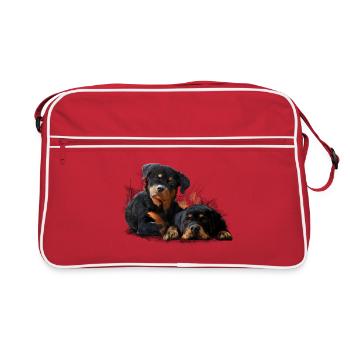 Puppys - Sac Retro - rouge/blanc - Devant