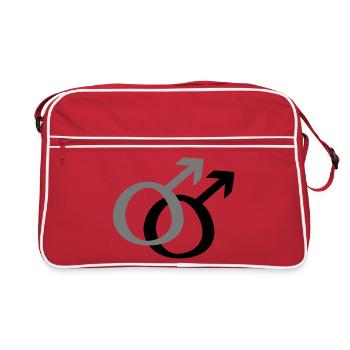 Homme & Homme - Sac Retro - rouge/blanc - Devant