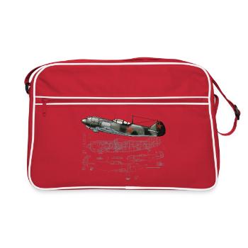 La-5 - Sac Retro - rouge/blanc - Devant