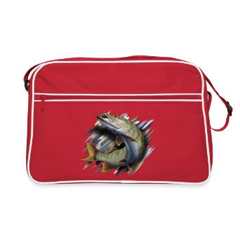 Pike - Retro Bag - red/white - Front