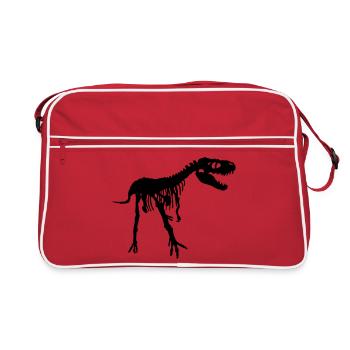 dino - Retro Bag - red/white - Front