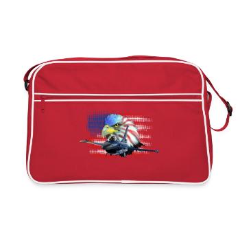Jet F-16 Fighting Falcon - Sac Retro - rouge/blanc - Devant