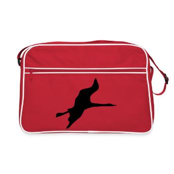 oiseau - Sac Retro - rouge/blanc - Devant