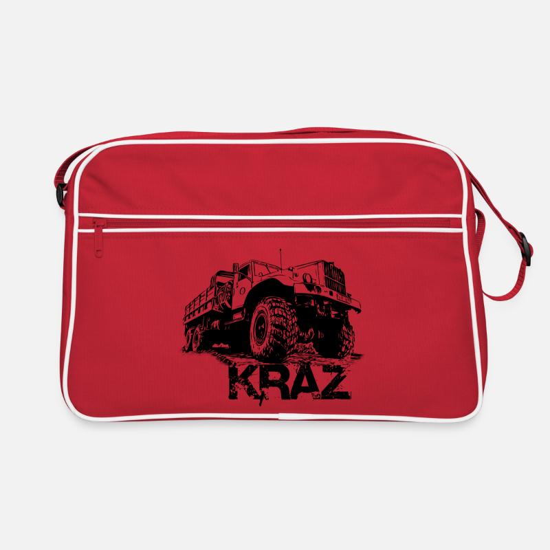 KrAZ-255 - Retro Tasche - Rot/Weiß