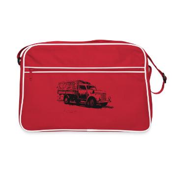 Framo Barkas V901/2 - Sac Retro - rouge/blanc - Devant