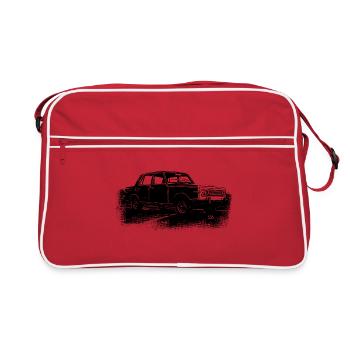 Wartburg P 353 - Retro Tasche - Rot/Weiß - Vorne