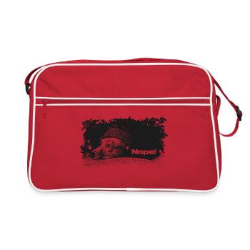 Nope - Not Today - Retro Bag - red/white - Front