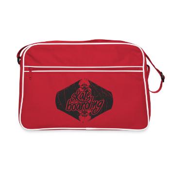 Skateboarding Skateboard - Sac Retro - rouge/blanc - Devant
