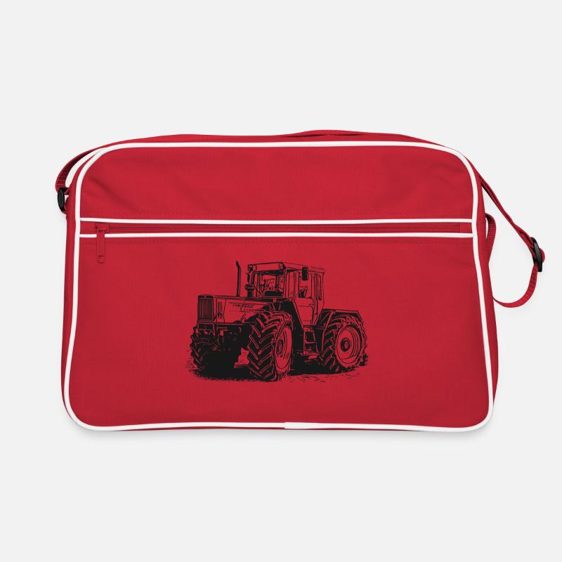 MB trac 1400 turbo | Traktor - Retro Tasche - Rot/Weiß