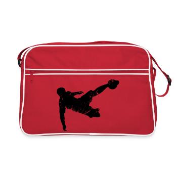 Footballeur - Sac Retro - rouge/blanc - Devant