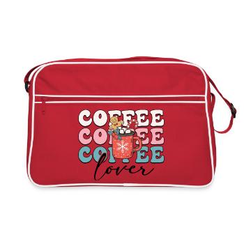 Coffee Lover - Retro Bag - red/white - Front