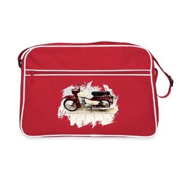 Simson Star - Retro Bag - red/white - Front