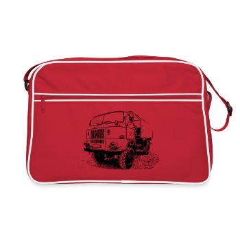 W50 Classic - Retro Bag - red/white - Front