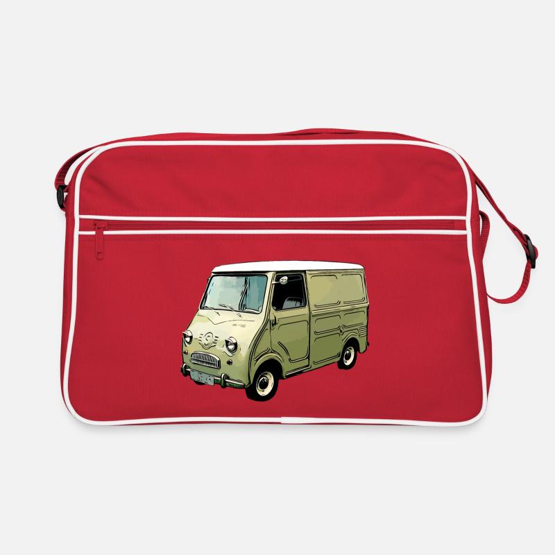 Goggomobil Bus - Retro Tasche - Rot/Weiß