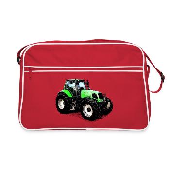 Drive the Deutz Tractor 230 MK3 - Retro Bag - red/white - Front