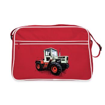 MB trac 65 70 Traktor - Retro Tasche - Rot/Weiß - Vorne