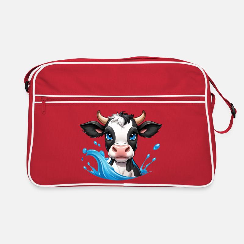 Dearest dairy cow Retro Bag