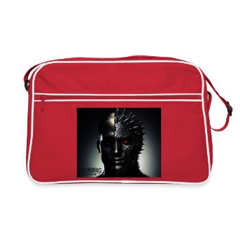 Twins Darkness to - Retro Tasche - Rot/Weiß - Vorne
