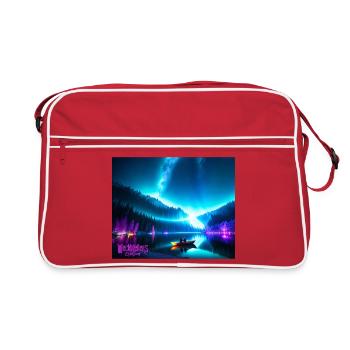 Pure nature - Retro Bag - red/white - Front
