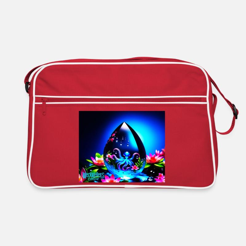 gouttes d’eau Sac Retro