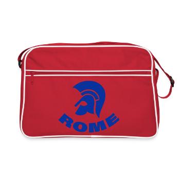 ROME - Retro Bag - red/white - Front