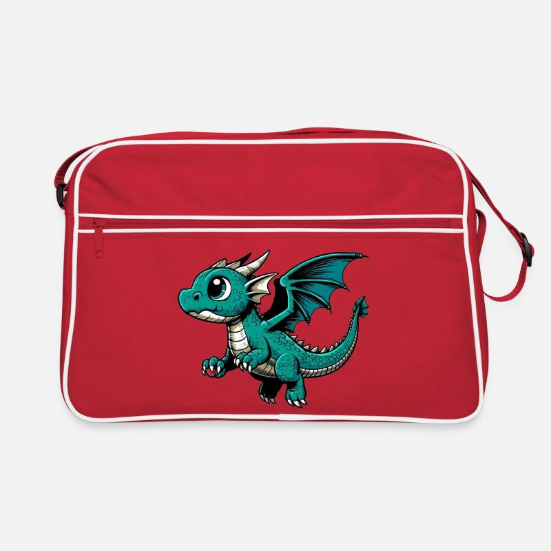 Drache Retro Tasche