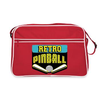 Retro-Flipper - Retro Tasche - Rot/Weiß - Vorne