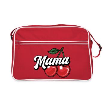 Mama Cherry – Doux et élégant Mama Design - Sac Retro - rouge/blanc - Devant