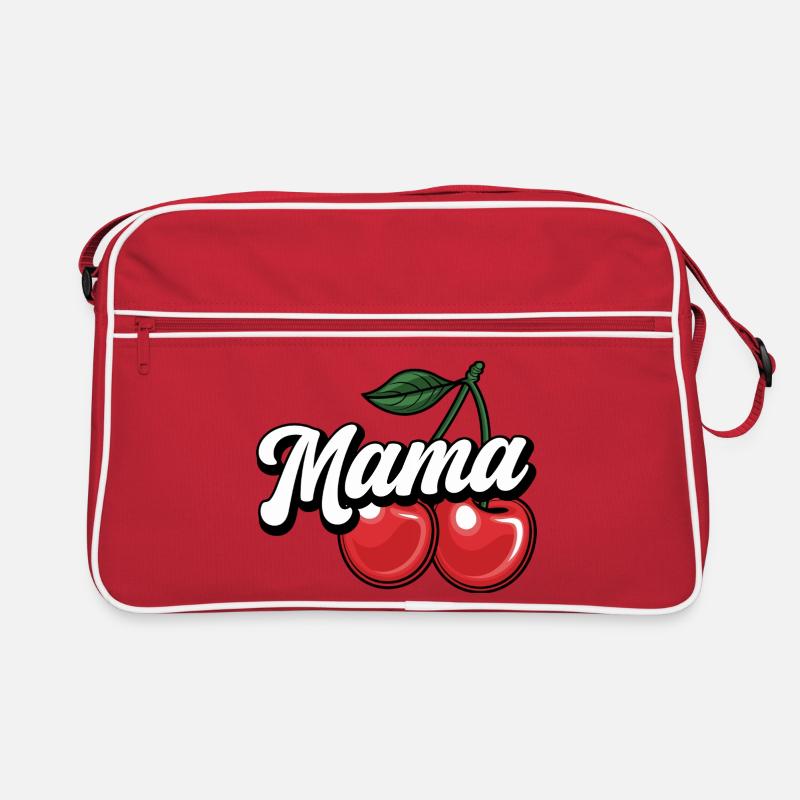 Mama Kirsche – Süßes & Stylisches Mama-Design Retro Tasche