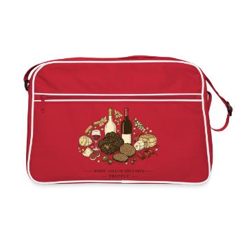 Festival de la truffe italienne - Sac Retro - rouge/blanc - Devant