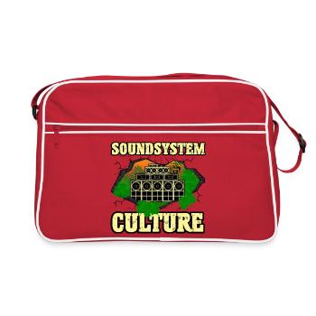 Culture Soundsystem - Sac Retro - rouge/blanc - Devant