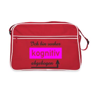 Cognitive Thinker Personalized Design - Retro Bag - red/white - Front