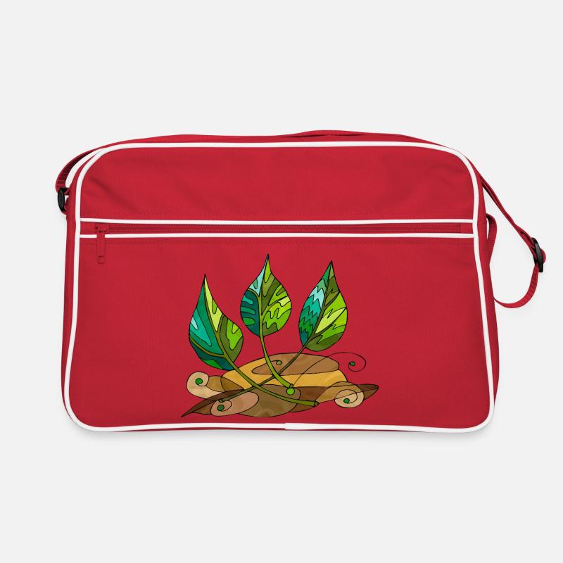 feuilles Sac Retro