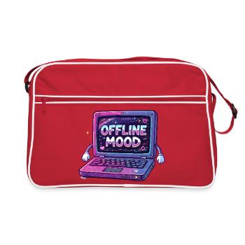 Y2K Retro – Offline Mood - Retro Bag - red/white - Front