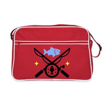 Fishing & Fishing | Petri Heil Hobby Logo - Retro Bag - red/white - Front