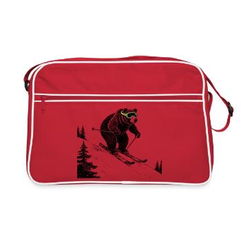 Slopes Bär - Retro Bag - red/white - Front