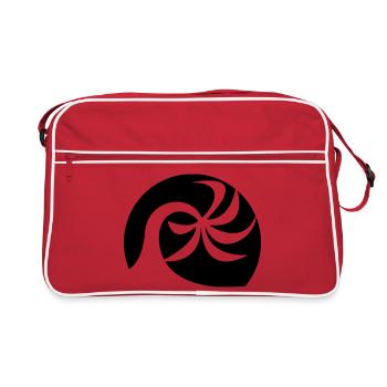 Plage de palmiers - Sac Retro - rouge/blanc - Devant