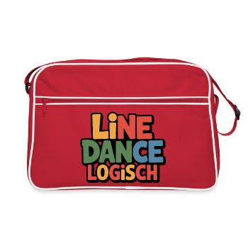 Line Dance Logical - Retro Bag - red/white - Front