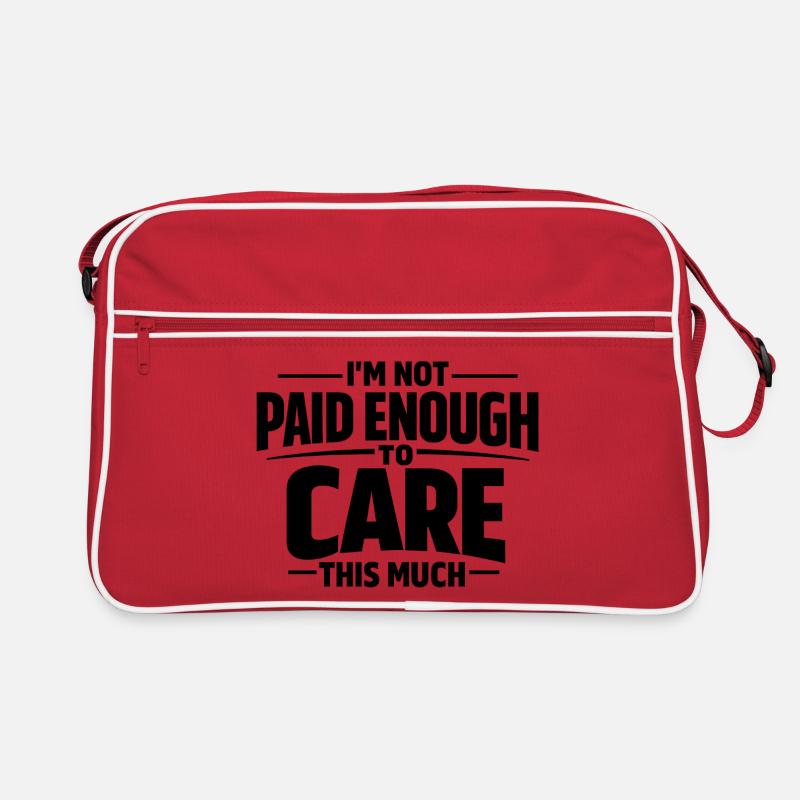 Ist mir egal Mittelfinger Statement Retro Tasche