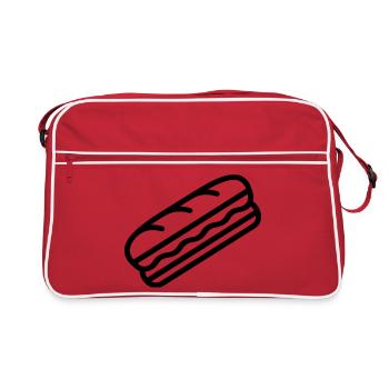 sandwich - Retro Bag - red/white - Front