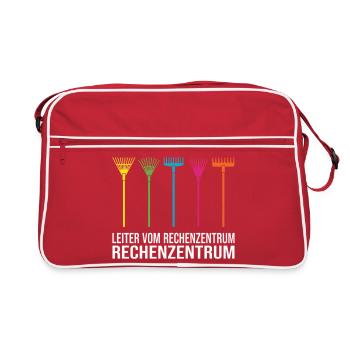 C Python Php Java Programmierer Coding - Retro Tasche - Rot/Weiß - Vorne
