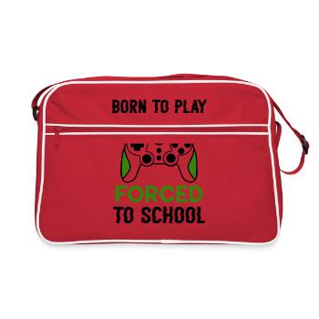 Chemise de joueur pour l'amour de jeu vidéo de garçons adolescents - Sac Retro - rouge/blanc - Devant