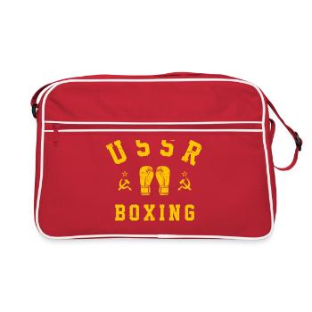 Boxe de l’URSS - Sac Retro - rouge/blanc - Devant
