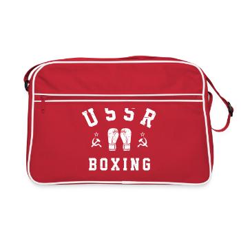 Boxe de l’URSS - Sac Retro - rouge/blanc - Devant