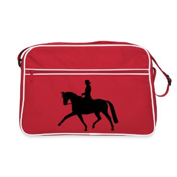 Dressage Lady - Sac Retro - rouge/blanc - Devant